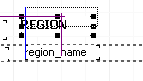 This image shows the alignment guidelines that are displayed when aligning fields.