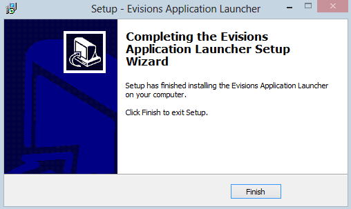 Evisions Application Launcher - User Installation